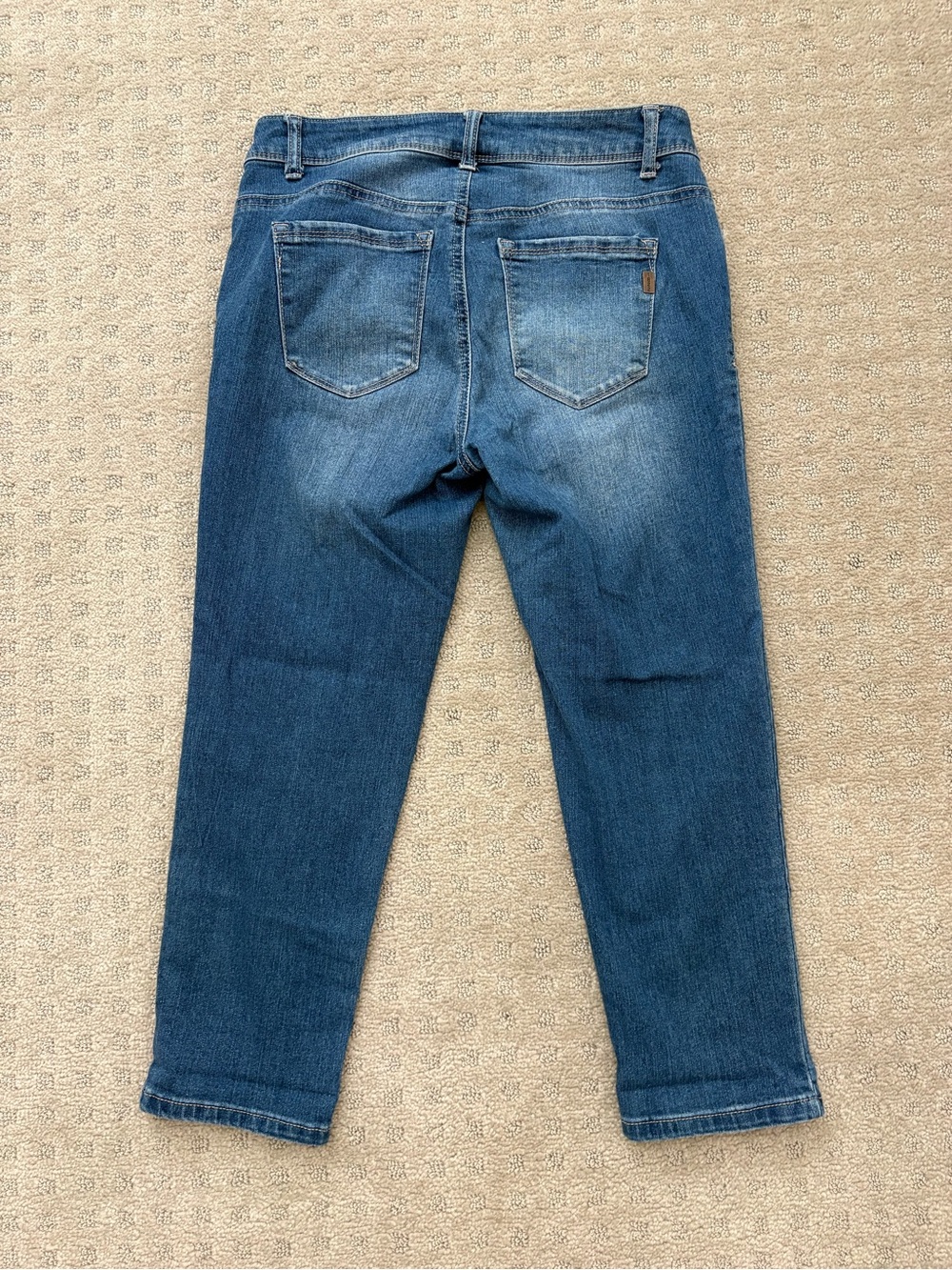 1822 Denim Capri Jeans in Blue Wash